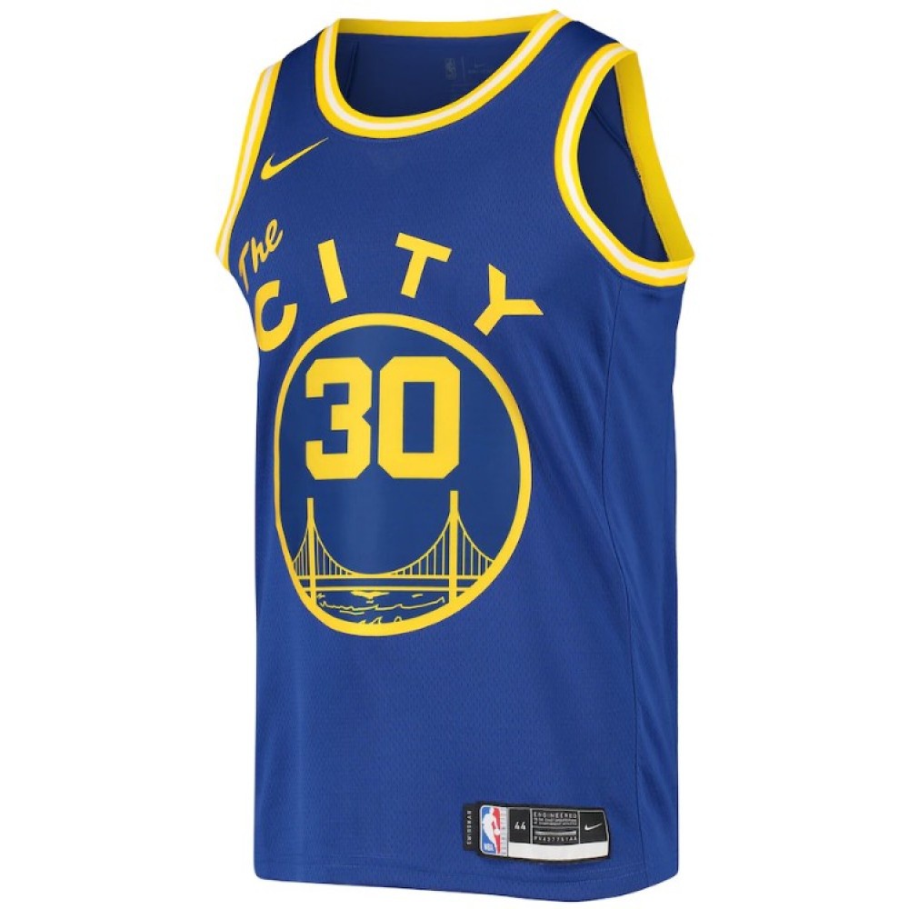 Men's Golden State Warriors Stephen Curry #30 Royal Hardwood Classics 2020/21 Swingman Jersey- Classic Edition-Pro Kit Vault | Brand New 26/27 Sports Jerseys